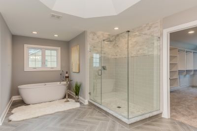 Glass Panel Bathtub